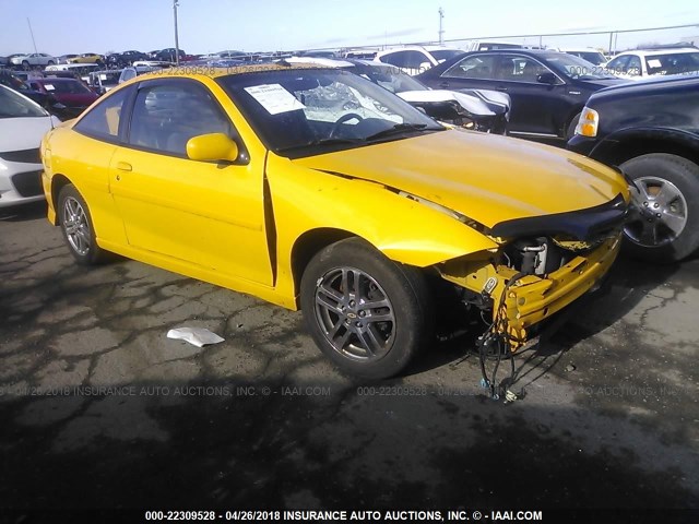 1G1JH12F537292589 - 2003 CHEVROLET CAVALIER LS SPORT YELLOW photo 1