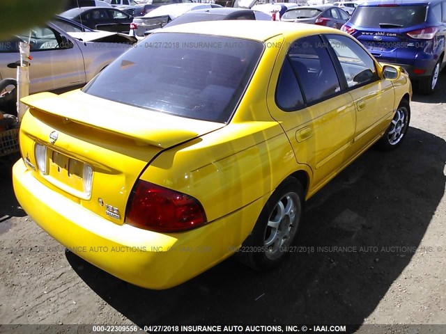 3N1CB51D96L612136 - 2006 NISSAN SENTRA 1.8/1.8S YELLOW photo 4