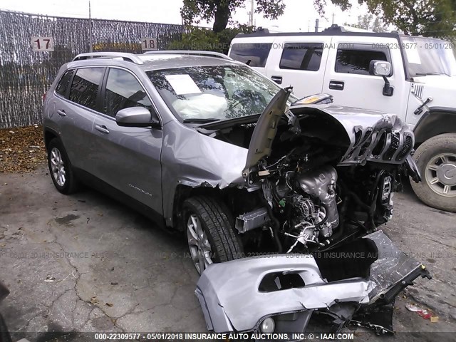 1C4PJLCB1GW376577 - 2016 JEEP CHEROKEE LATITUDE GRAY photo 1