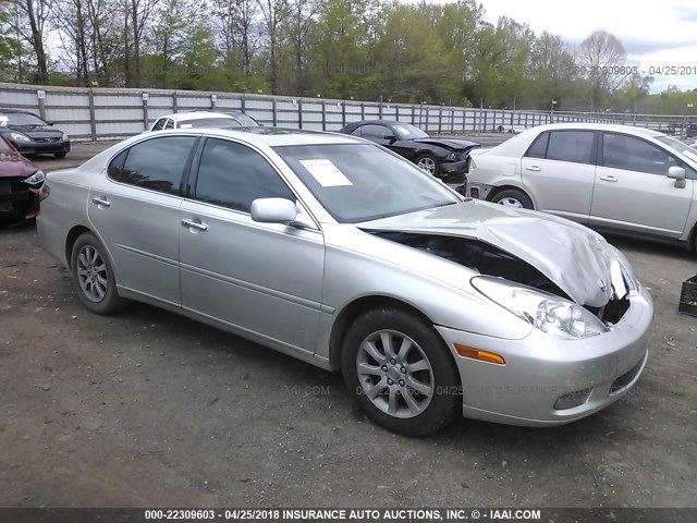 JTHBF30G636012319 - 2003 LEXUS ES 300 SILVER photo 1