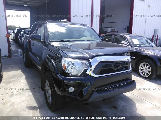 5TFJU4GN6FX086657 - 2015 TOYOTA TACOMA DOUBLE CAB PRERUNNER BLACK photo 1