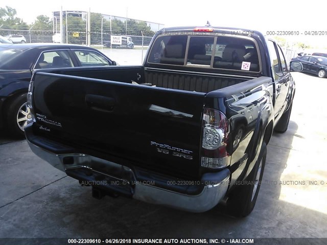 5TFJU4GN6FX086657 - 2015 TOYOTA TACOMA DOUBLE CAB PRERUNNER BLACK photo 4