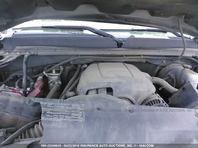 3GTP2VE34BG207305 - 2011 GMC SIERRA K1500 SLE GRAY photo 10