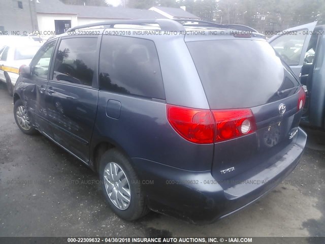 5TDZA23C36S560347 - 2006 TOYOTA SIENNA CE/LE Light Blue photo 3