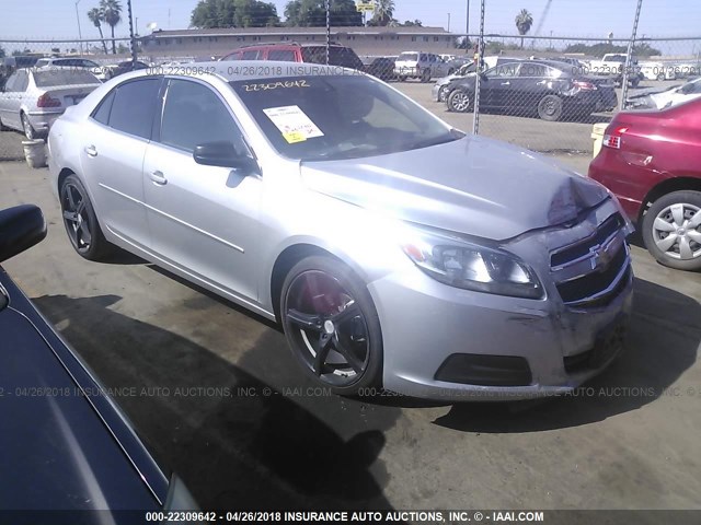 1G11B5SAXDF196011 - 2013 CHEVROLET MALIBU LS ვერცხლისფერი ფოტო 1