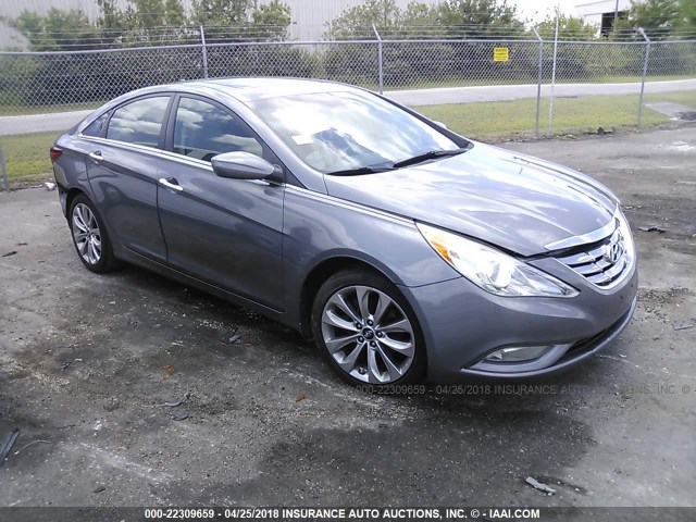 5NPEC4AB1CH415940 - 2012 HYUNDAI SONATA SE/LIMITED GRAY photo 1