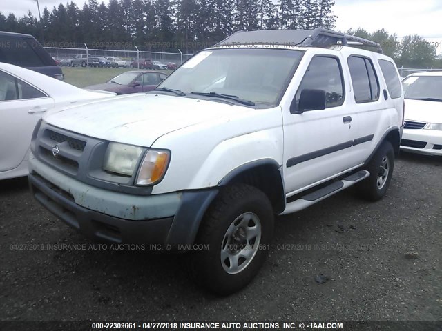 5N1ED28Y81C549666 - 2001 NISSAN XTERRA XE/SE WHITE photo 2