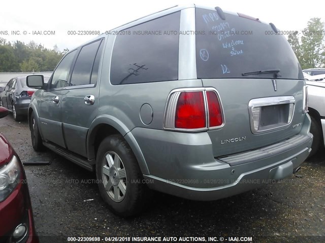 5LMFU27595LJ18106 - 2005 LINCOLN NAVIGATOR GREEN photo 3