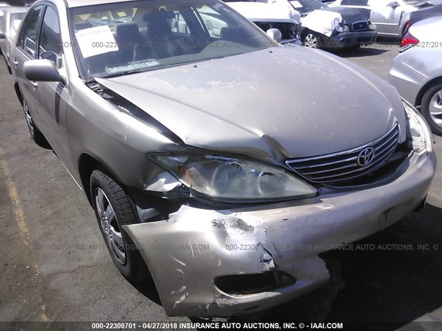 JTDBE32K930173255 - 2003 TOYOTA CAMRY LE/XLE GOLD photo 6