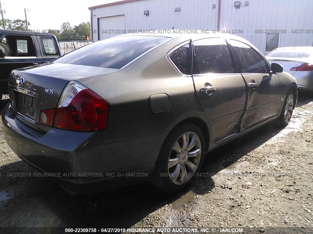 JNKAY01E37M313245 - 2007 INFINITI M35 SPORT TAN photo 4