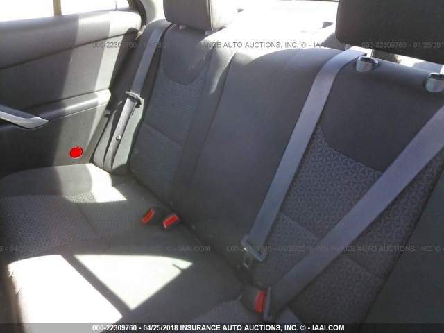 1G2ZF57B084190353 - 2008 PONTIAC G6 VALUE LEADER/BASE SILVER photo 8