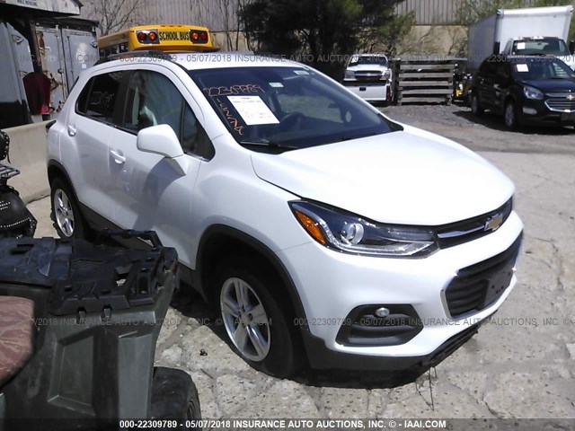 3GNCJPSB7JL148658 - 2018 CHEVROLET TRAX 1LT WHITE photo 1