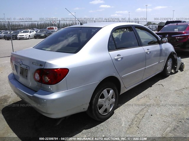 JTDBR32E152063905 - 2005 TOYOTA COROLLA CE/LE SILVER photo 4