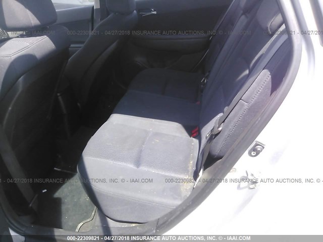 KMHDC8AE2AU082384 - 2010 HYUNDAI ELANTRA TOURING GLS/SE SILVER photo 8