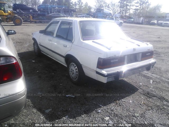 1G6JG51W9HJ507438 - 1987 CADILLAC CIMARRON WHITE photo 3