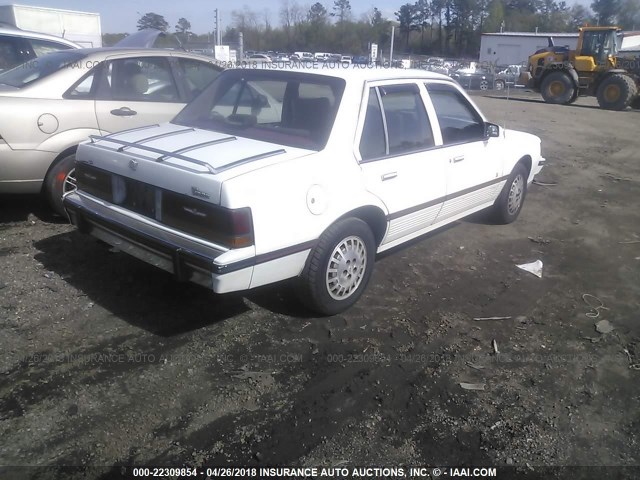 1G6JG51W9HJ507438 - 1987 CADILLAC CIMARRON WHITE photo 4