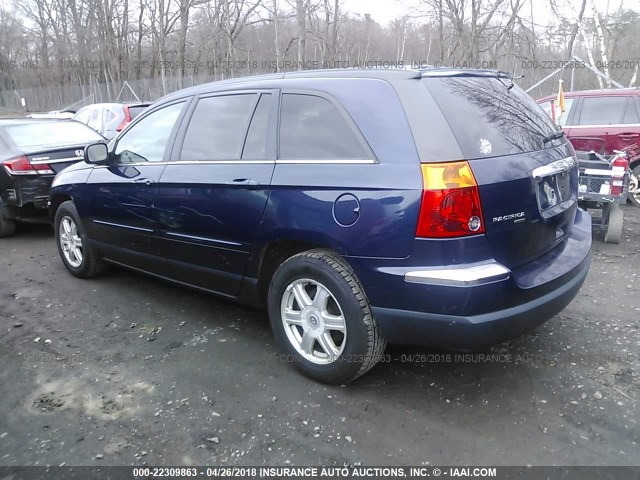 2A4GM68426R614604 - 2006 CHRYSLER PACIFICA TOURING BLUE photo 3