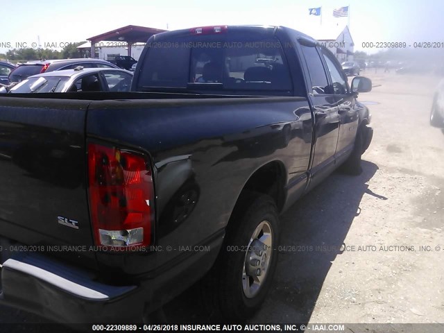 3D7LR38C15G720368 - 2005 DODGE RAM 3500 ST/SLT BLACK photo 4