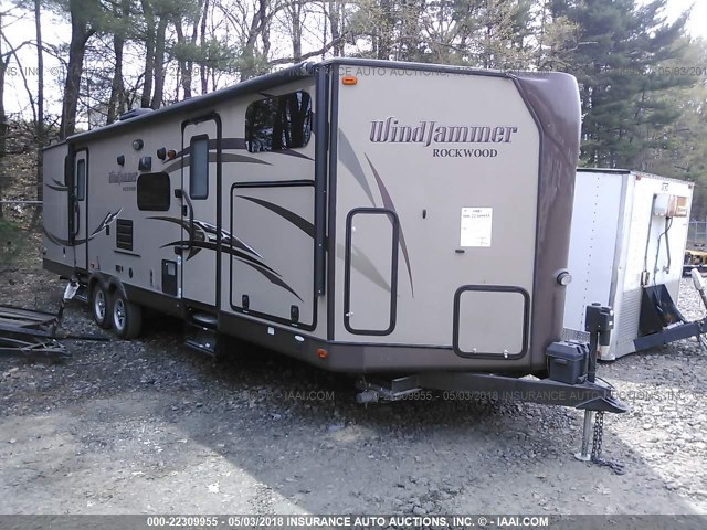 4X4TRLF25E1858167 - 2014 FOREST RIVER ROCKWOOD WINDJAMMER  BROWN photo 1