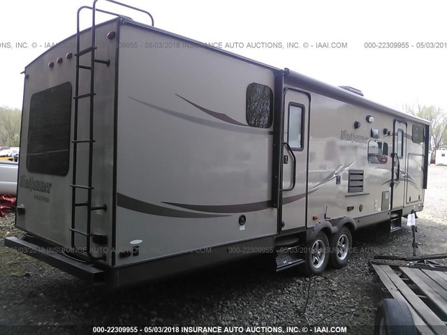 4X4TRLF25E1858167 - 2014 FOREST RIVER ROCKWOOD WINDJAMMER  棕色 照片 4