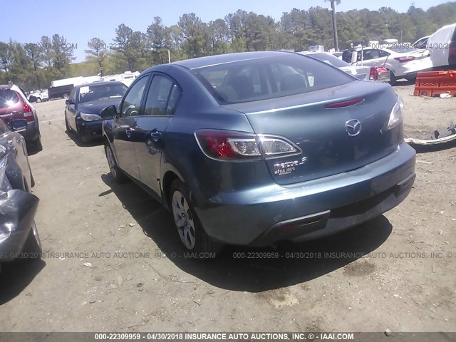 JM1BL1UF4B1497717 - 2011 MAZDA 3 I BLUE photo 3