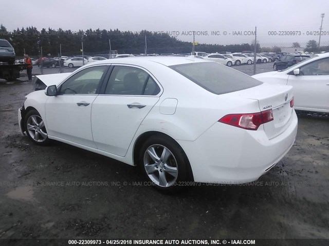 JH4CU2F60EC001016 - 2014 ACURA TSX TECH WHITE photo 3