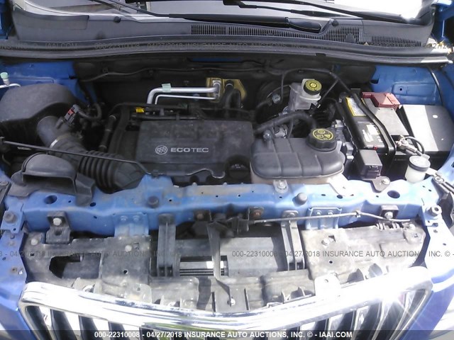 KL4CJBSB4DB188840 - 2013 BUICK ENCORE CONVENIENCE 蓝色 照片 10