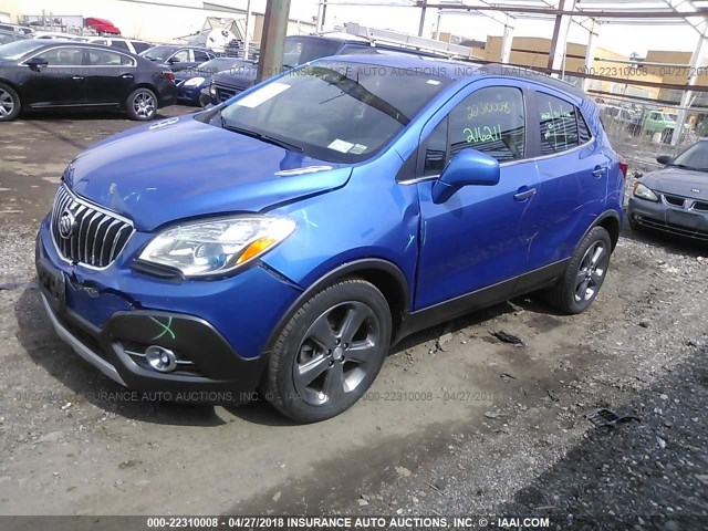 KL4CJBSB4DB188840 - 2013 BUICK ENCORE CONVENIENCE 蓝色 照片 2