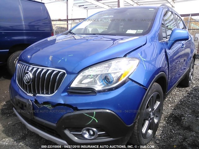 KL4CJBSB4DB188840 - 2013 BUICK ENCORE CONVENIENCE 蓝色 照片 6
