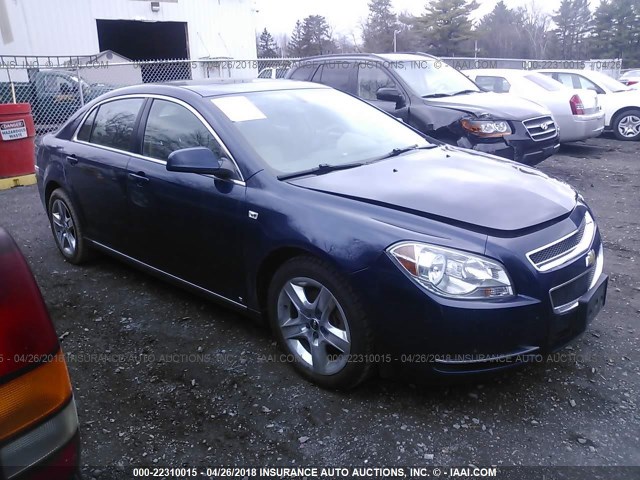 1G1ZH57B784283854 - 2008 CHEVROLET MALIBU 1LT 蓝色 照片 1