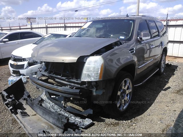 1GYFK63867R260167 - 2007 CADILLAC ESCALADE LUXURY ნაცრისფერი ფოტო 2