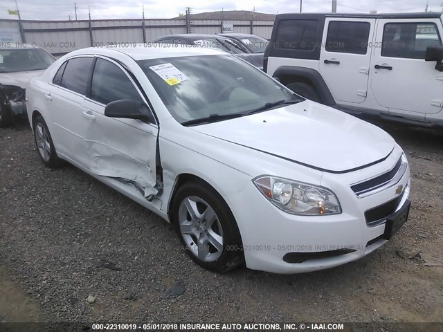 1G1ZB5E08CF223212 - 2012 CHEVROLET MALIBU LS WHITE photo 1
