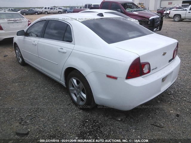 1G1ZB5E08CF223212 - 2012 CHEVROLET MALIBU LS WHITE photo 3