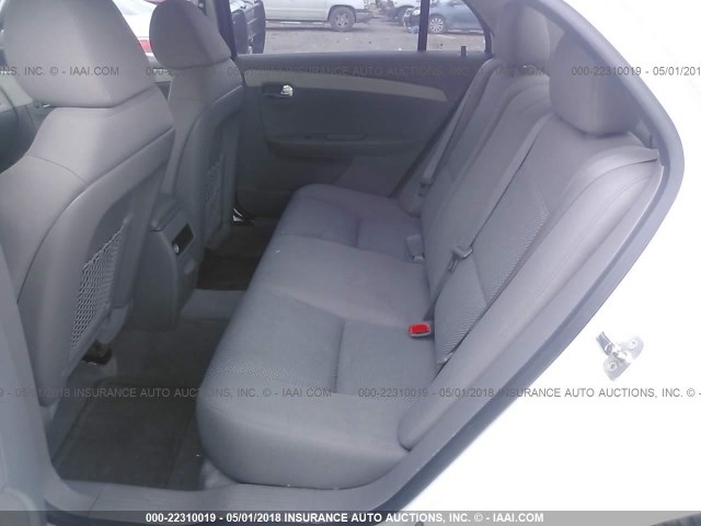 1G1ZB5E08CF223212 - 2012 CHEVROLET MALIBU LS WHITE photo 8