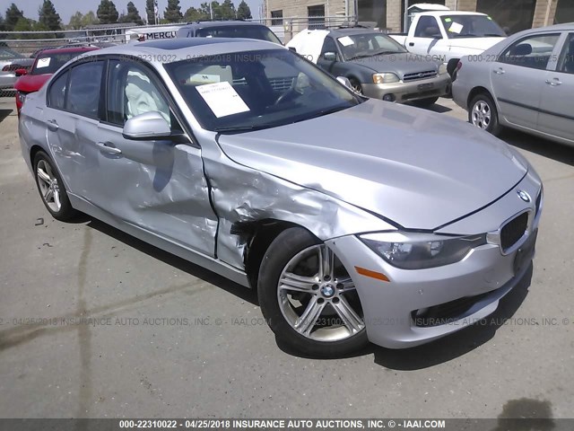 WBA3B1C56EK132029 - 2014 BMW 320 I SILVER photo 1