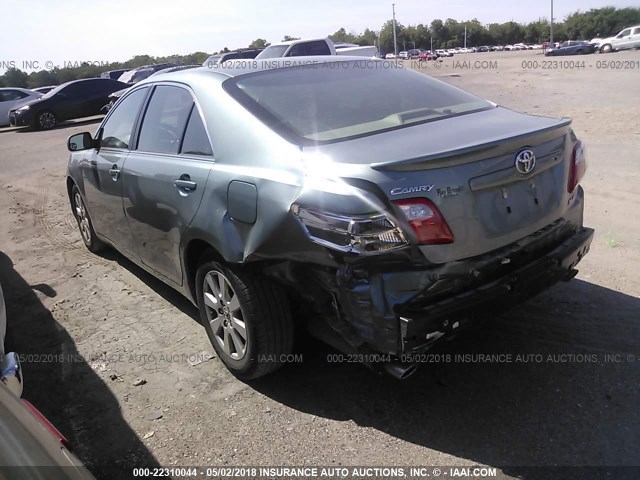 4T1BK46KX8U566458 - 2008 TOYOTA CAMRY LE/XLE/SE GREEN photo 3