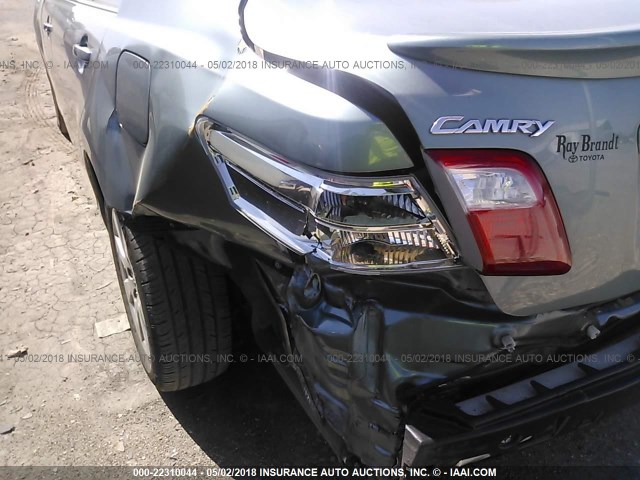 4T1BK46KX8U566458 - 2008 TOYOTA CAMRY LE/XLE/SE GREEN photo 6