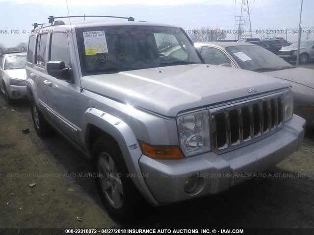 1J8HG58N96C253023 - 2006 JEEP COMMANDER LIMITED SILVER photo 1