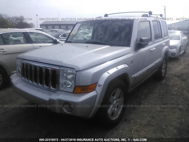 1J8HG58N96C253023 - 2006 JEEP COMMANDER LIMITED SILVER photo 2