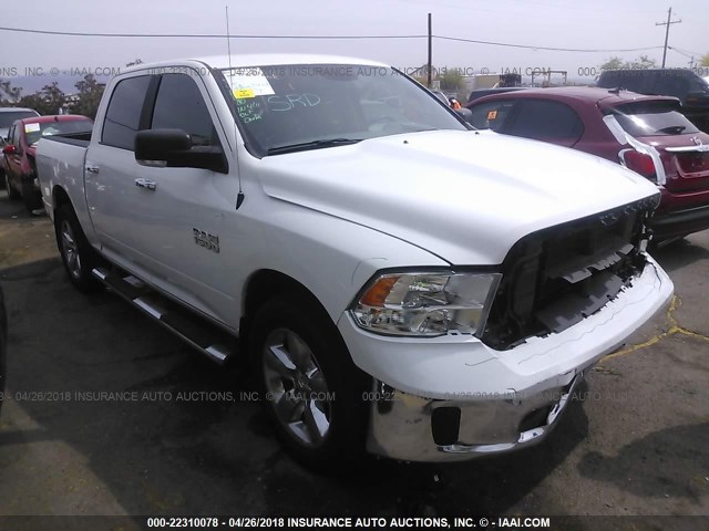 1C6RR6LG5HS605289 - 2017 RAM 1500 SLT WHITE photo 1