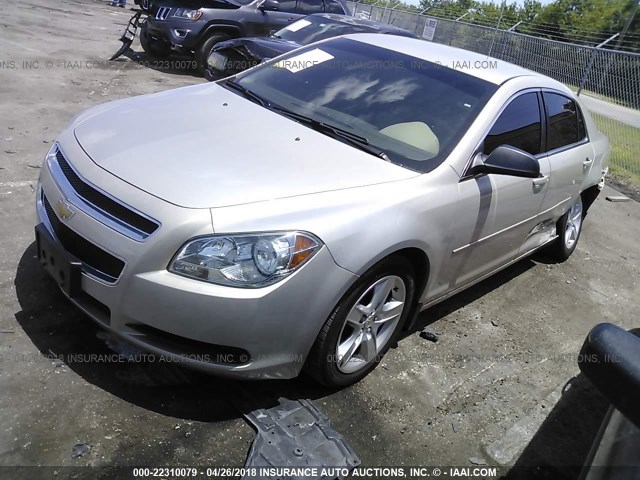 1G1ZB5E06CF200950 - 2012 CHEVROLET MALIBU LS 金色 照片 2