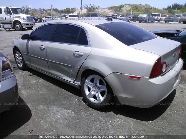 1G1ZB5E06CF200950 - 2012 CHEVROLET MALIBU LS 金色 照片 3