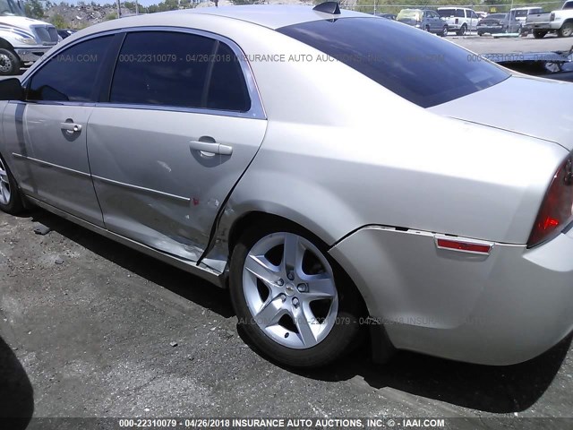 1G1ZB5E06CF200950 - 2012 CHEVROLET MALIBU LS 金色 照片 6
