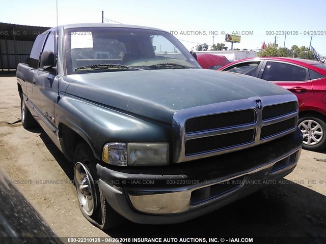 3B7HC13Z7XM529656 - 1999 DODGE RAM 1500 GREEN photo 1