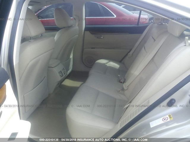 JTHBW1GG7D2008718 - 2013 LEXUS ES 300H GOLD photo 8