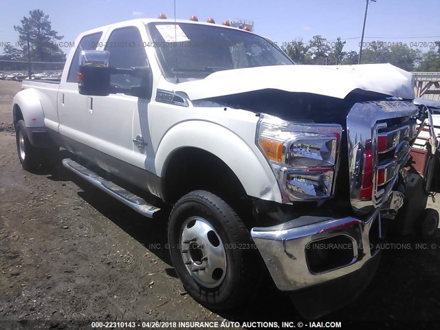 1FT8W3DT9BEB30663 - 2011 FORD F350 SUPER DUTY WHITE photo 1