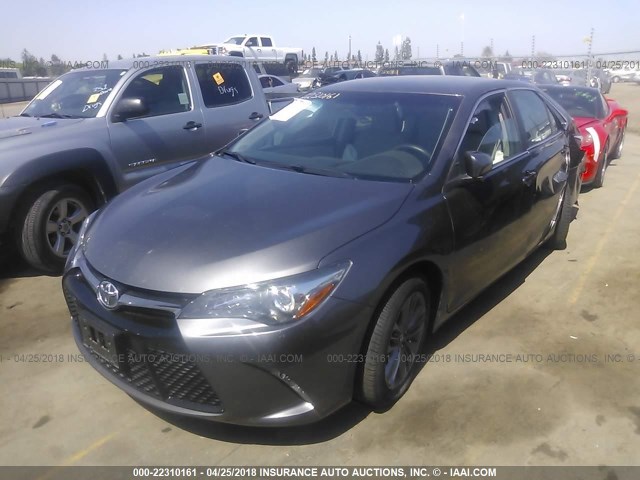 4T1BF1FK9HU411239 - 2017 TOYOTA CAMRY LE/XLE/SE/XSE GRAY photo 2