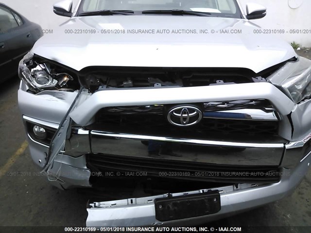 JTEBU5JR8H5442011 - 2017 TOYOTA 4RUNNER SR5 PREM/LTDL/TRAIL/TRD 银色 照片 6