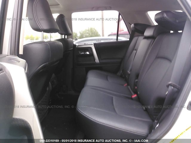 JTEBU5JR8H5442011 - 2017 TOYOTA 4RUNNER SR5 PREM/LTDL/TRAIL/TRD 银色 照片 8