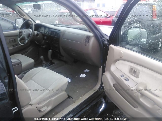 5TEHN72N74Z314790 - 2004 TOYOTA TACOMA DOUBLE CAB 黑色 照片 5
